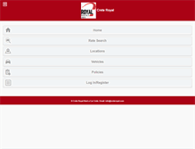 Tablet Screenshot of carrentals.creteroyal.com